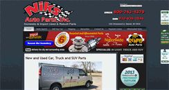 Desktop Screenshot of niksautoparts.com